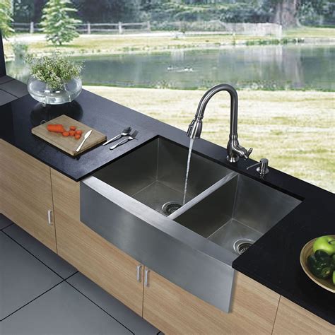 stainless steel apron sink reviews